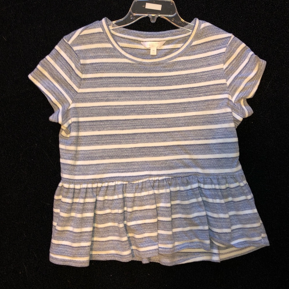 Cute striped shirt with ruffles